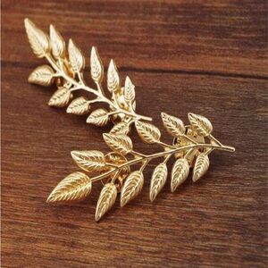 Buy Now! Set of two leaf brooches